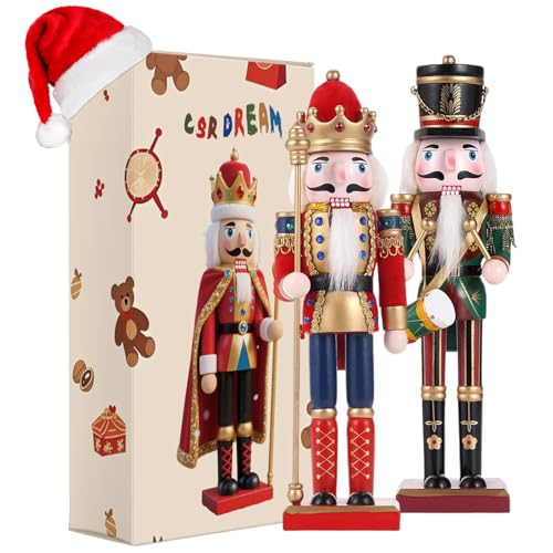 11.8 Inch Wooden Nutcracker Christmas Decor T403