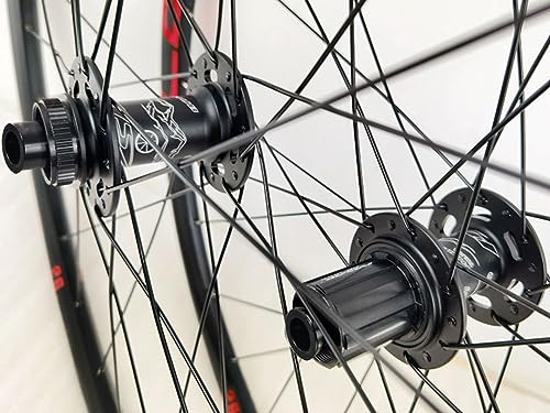 26" Mountain Bike Wheelset Center-Locking Disc Brakes Thru Axle R8496
