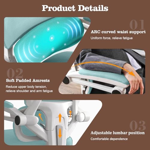 Ergonomic High Back Mesh Office Chair with Lumbar Support C196