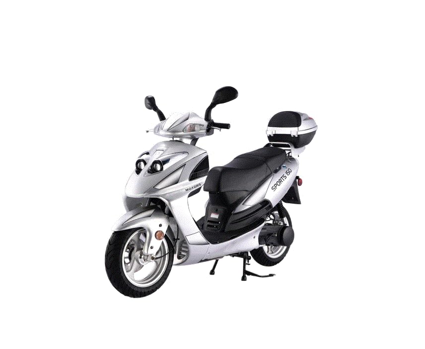 HHH LANCER150 Eagle 150cc Scooter Vienna Moped with GY6 Engine Black S542322