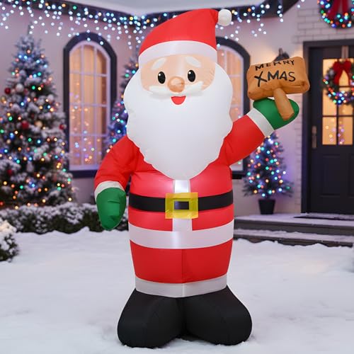 4 FT Christmas Snowman Inflatable with LED Lights Indoor Outdoor Decor E952