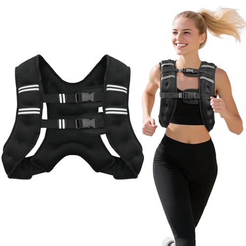 8lb-20lb Adjustable Weighted Vest for Men Women with Reflective Stripe N590