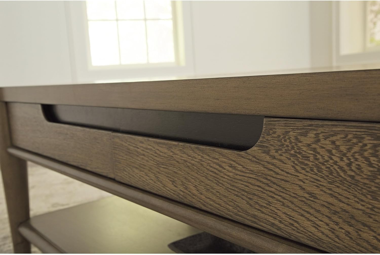 Signature Design by Ashley Roanhowe Coffee Table, Dark Brown J42224