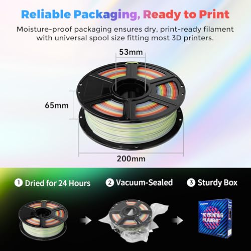 FLASHFORGE Silk PLA Filament 1.75mm, 1kg Spool V8381