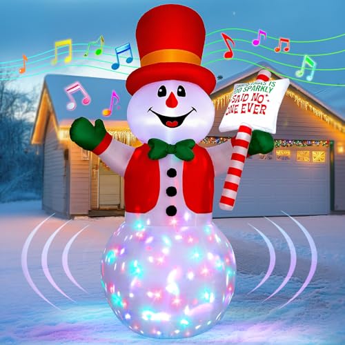 8FT LED-lit Inflatable Santa Claus Outdoor Christmas Decoration O93080