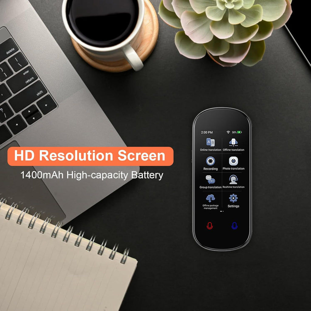 Language Translator Device, 138 Languages, Two-Way Real-Time AI Translation L683519