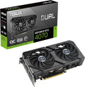 ASUS DUAL-RTX4070-O12G-EVO NVIDIA GeForce RTX 4070 12GB GDDR6X 192bit 2550MHz OC HDMI 3xDP DLSS3 Graphics