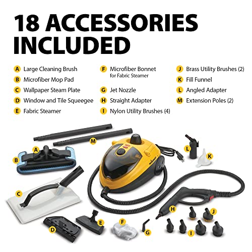 Wagner Spraytech 915e On-Demand Steam Cleaner & Wallpaper Removal, 18 Attachments D4490