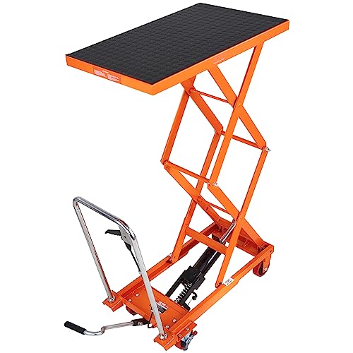 VEVOR Electric Lift Table 330 lbs Capacity, Height Adjustable, Black Y3219