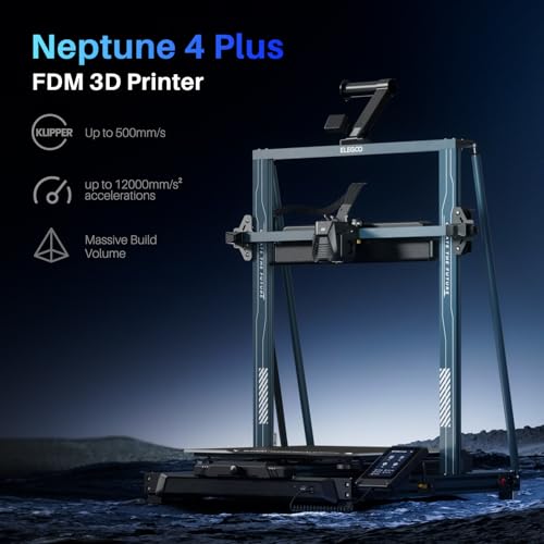 ELEGOO Neptune 3 Pro FDM 3D Printer with Auto Bed Leveling, 8.85x8.85x11in T853