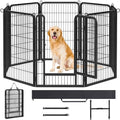 Yaheetech 8 Panels Dog Playpen, Metal 32" Dog Fence with Storage Bag S858