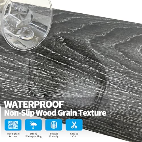 ATOPOSE Peel and Stick Vinyl Flooring 36pcs 6"×36" Wood Effect Waterproof D74600