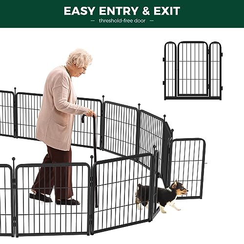 FXW Rollick Dog Playpen 32 Inch 16 Panels for Small and Medium Dogs E405995