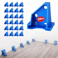 WORKPRO 40-Pack Floor Spacers, 2 in 1 Laminate Flooring Spacers with 1/2" & 1/4" Gaps, Wood Floor Install Tool for Laminate, Vinyl Plank, Tiles, Hardwood, Floating Flooring