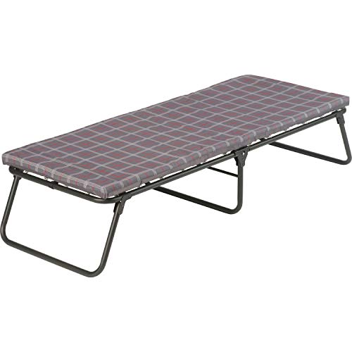 Coleman ComfortSmart Big & Tall Cot with Mattress Pad, Folding Steel Camp Bed with Plush Pad for Comfortable Sleeping, Great for Camping, Lounging, Elevated Sleeping, Guests, & More