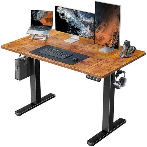 HUANUO Electric Standing Desk 71 x 35 inch Height Adjustable Sit Stand Desk H24537