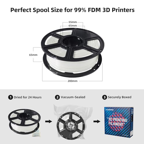 FLASHFORGE PLA Filament 1.75mm Burnt Titanium, Color Changeable 3D Printer Filament 1kg T433110