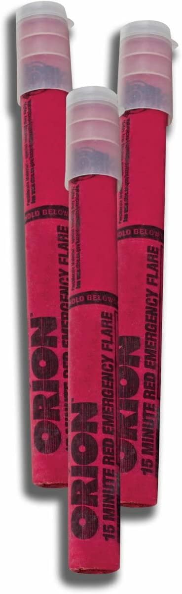 3 Pack High Visibility 15-Minute Safety Flares K982980