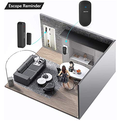 Door Chime with 500ft Range, 52 Chimes, Adjustable Volume, Mute Mode, LED Indicators B464999