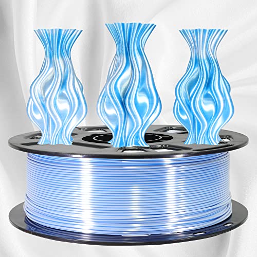 MIKA3D Bicolor Silk PLA 3D Printer Filament Bundle, 1.75mm, 6 Spools V5573