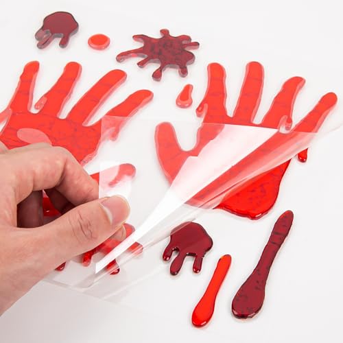 Christmas Window Clings Gel Snowflake Snowman 6-Piece Set F295752