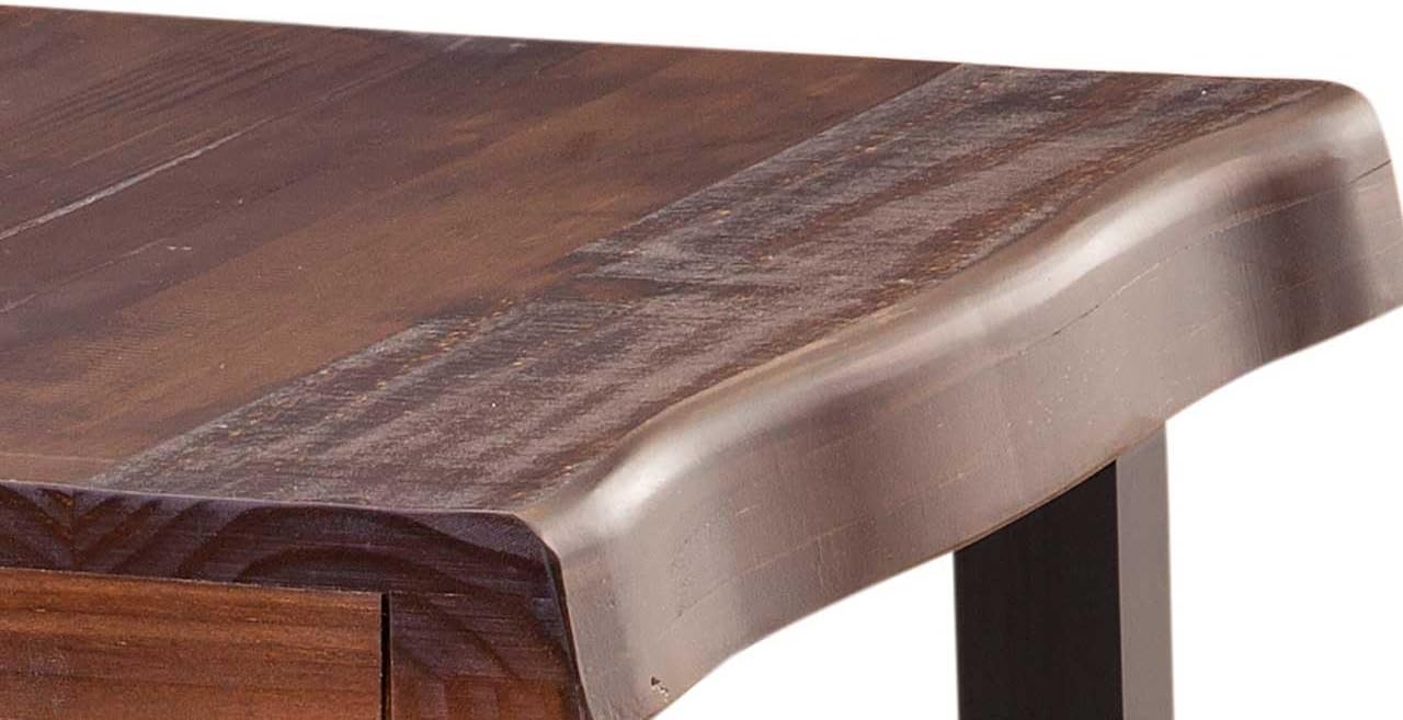 Jennings Live Edge 3 Piece Occasional Table Set, Brown R968