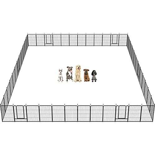 FXW Rollick Dog Playpen 32 Inch 16 Panels for Small and Medium Dogs E405995