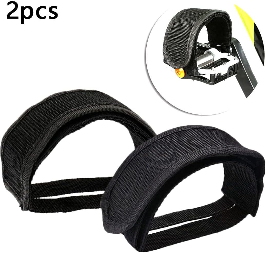 Bike Pedal Straps 2Pcs for Cycling Kids Foot Pedal Straps Toe Clips B45107