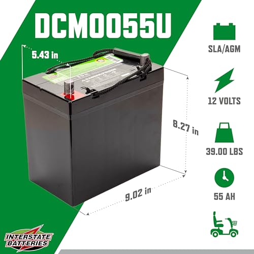 Interstate Batteries 12V 35AH AGM Deep Cycle Battery Y97773