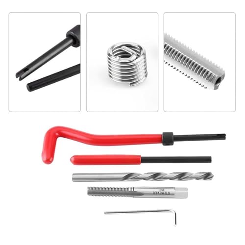 Helicoil Thread Repair Kit, Metric and SAE, M8 x 1.25 mm H26030