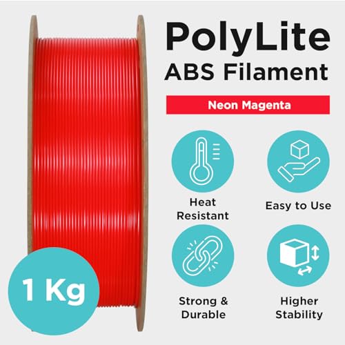 Polymaker PolyLite ABS Filament 1.75mm Black, 1kg F638424