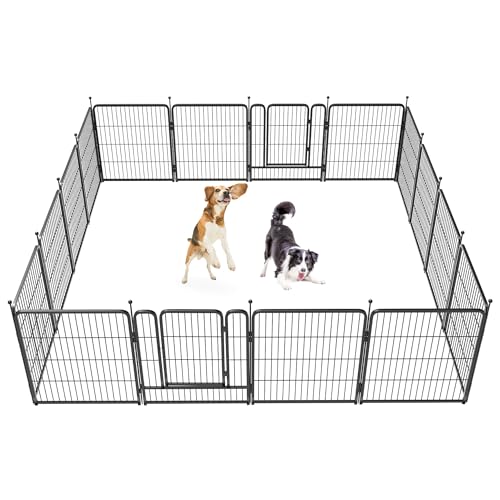 FXW Rollick Dog Playpen 32 Inch 16 Panels for Small and Medium Dogs E405995