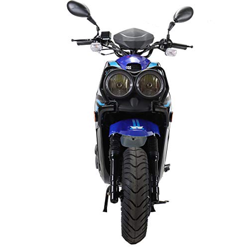 X-PRO 150cc Adult Street Moped with 12" Aluminum Wheels White W326