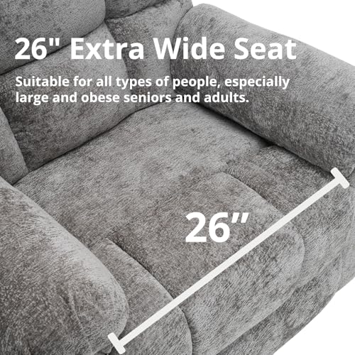 Oversized Power Lift Recliner Chair for Elderly with Massage and Heat T36815