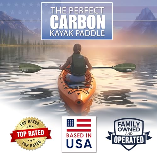 Carbon Fiber Kayak Paddle for Adults, 220cm H326