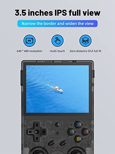 RG353V Retro Handheld Game Console 3.5" IPS Screen 64G 4450 Games K493542
