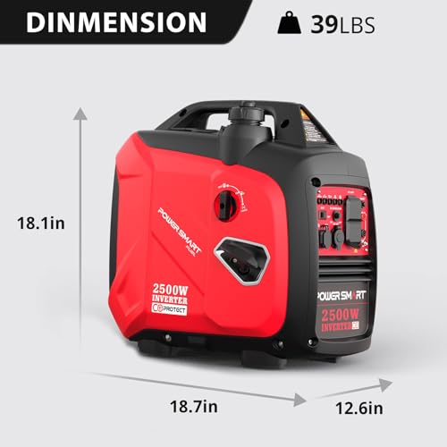 PowerSmart 2500-Watt Portable Inverter Generator for Camping U773