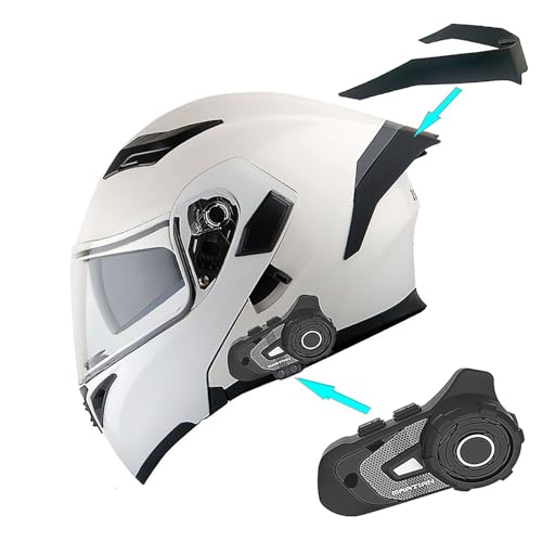 1Storm HB89 Modular Full Face Helmet Flip Up Dual Visor Z122535
