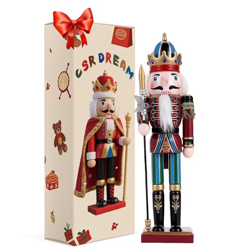 11.8 Inch Wooden Nutcracker Christmas Decor T403