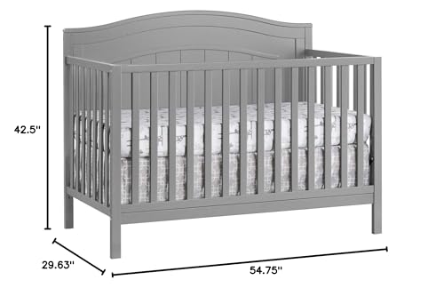 Oxford Baby North Bay 4-in-1 Convertible Crib, Snow White X29857