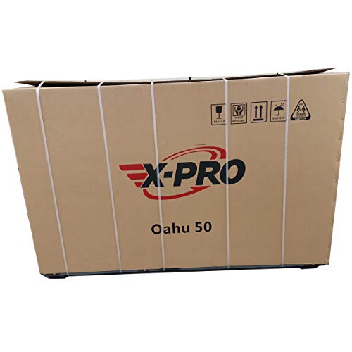 X-PRO Oahu 50cc Moped with 10" Aluminum Wheels, Red Y334268