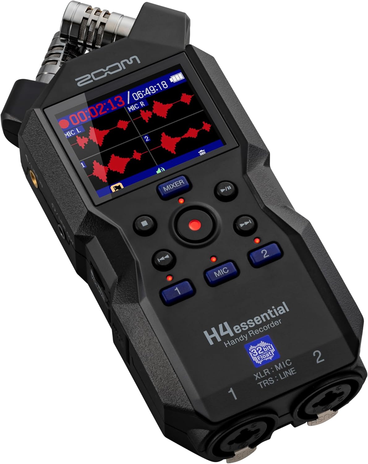 Zoom H4essential 4-Track Recorder with Ritz Gear Shotgun Microphone Kit I1615