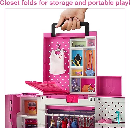 Barbie Dream Closet Playset with 35+ Doll Clothes & Accessories R452156