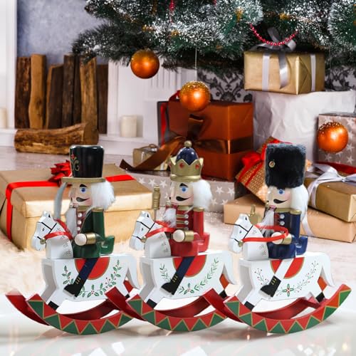 Wooden Nutcracker Soldier Tabletop Christmas Decoration A9504