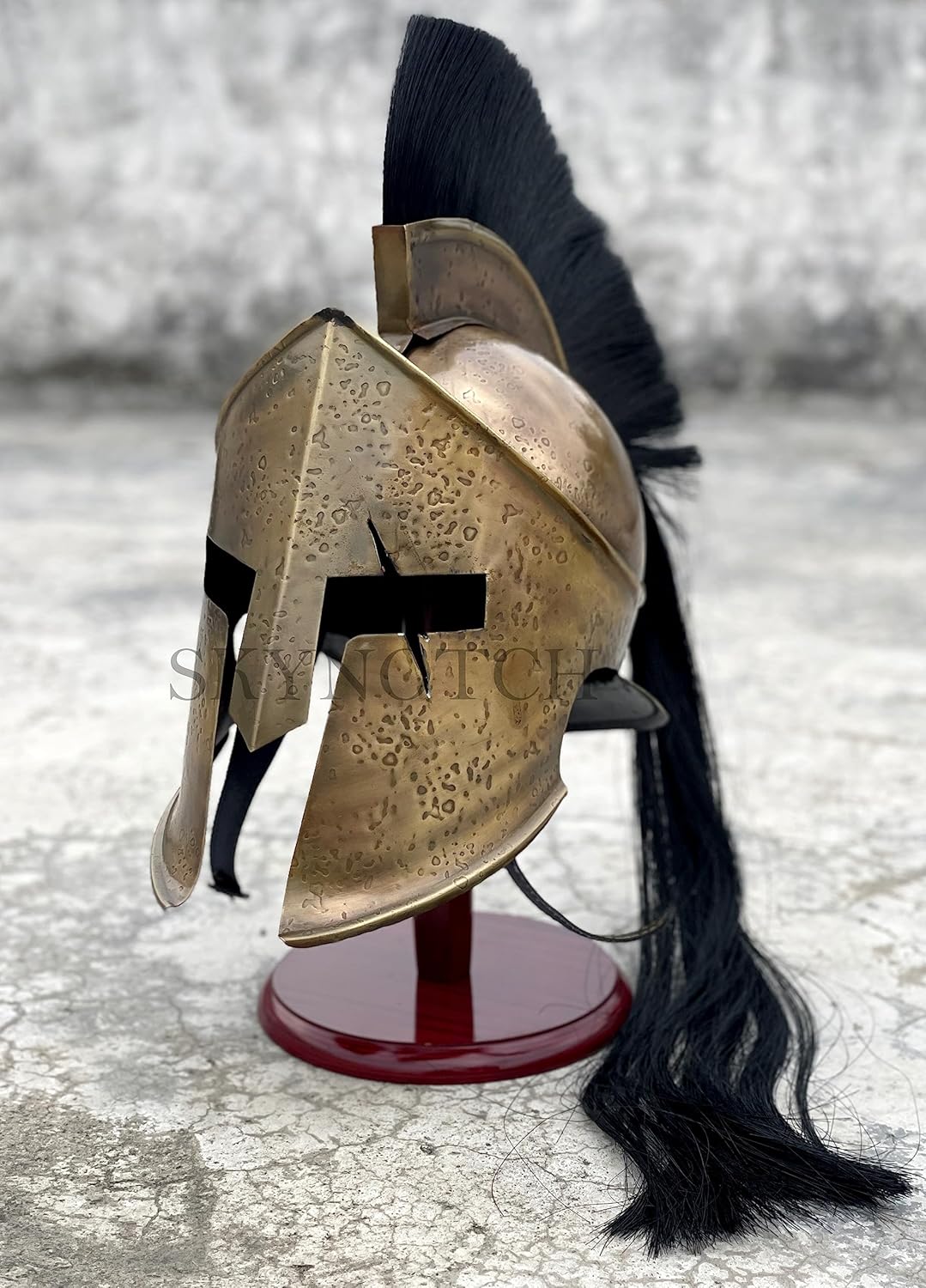 Medieval 300 Spartan Helmet Battle Damage G4133