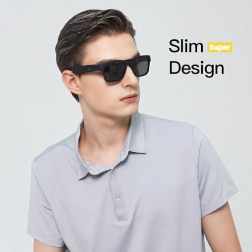 OhO Smart Glasses Polarized Sunglasses with Bluetooth Speaker U712