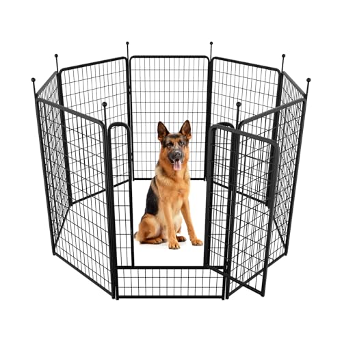 FXW Rollick Dog Playpen 32 Inch 16 Panels for Small and Medium Dogs E405995