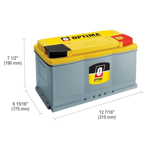 OPTIMA Batteries YellowTop DH7 Sealed AGM Battery, 880 CCA, Group Size 94R P669267