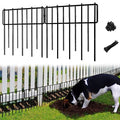 Animal Barrier Fence, 12In(H) x 28.00Ft(L) Upgrade 1.26 in gap Decorative Fences No Dig Fence for Rabbit and Dog, Rustproof Metal Wire Garden Fence Border for Garden Patio Landscaping,26 PCS