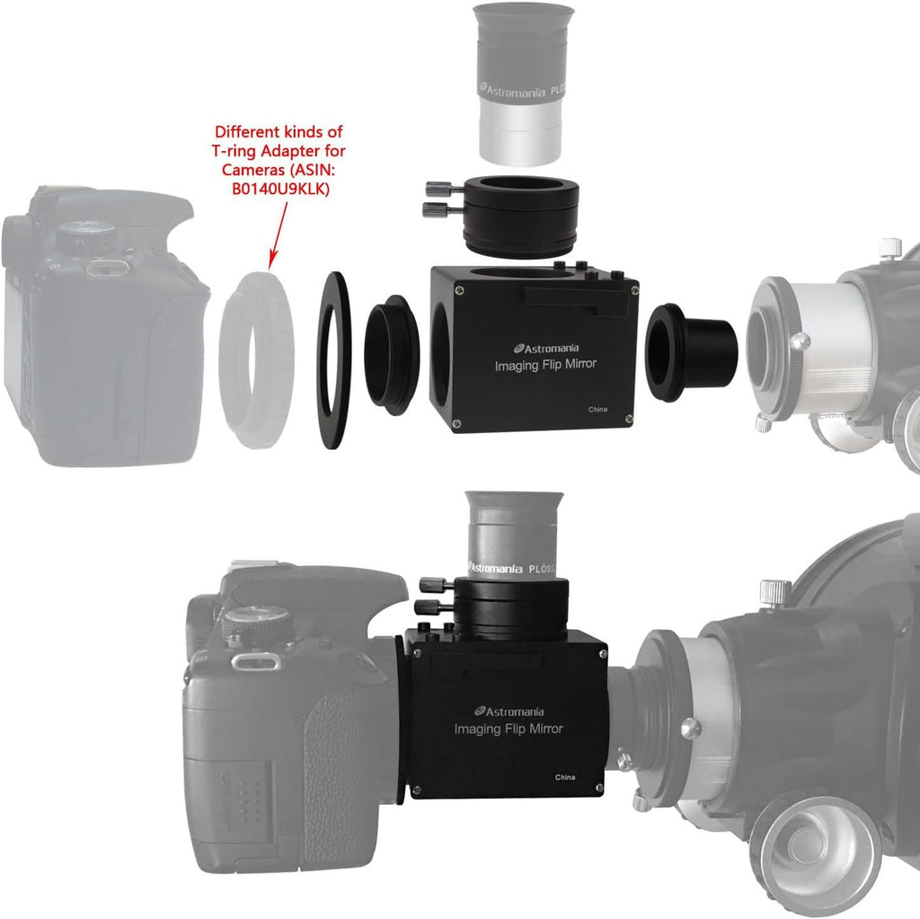 Astromania 1.25" Astrophotography Flip Mirror H989